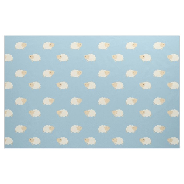 Tissu mignon de motif de moutons (Yard)