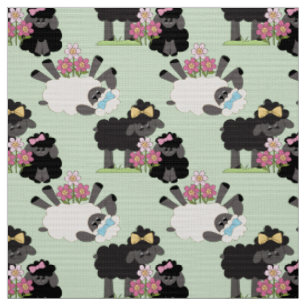 Tissu Mignons et fleurs que vous changez de couleur Arri