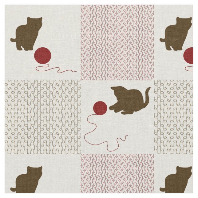 Tissu Milieux de chatons (Fermer)