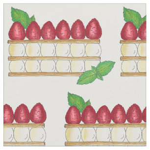 Tissu Mille Feuille Français Pâtisserie
