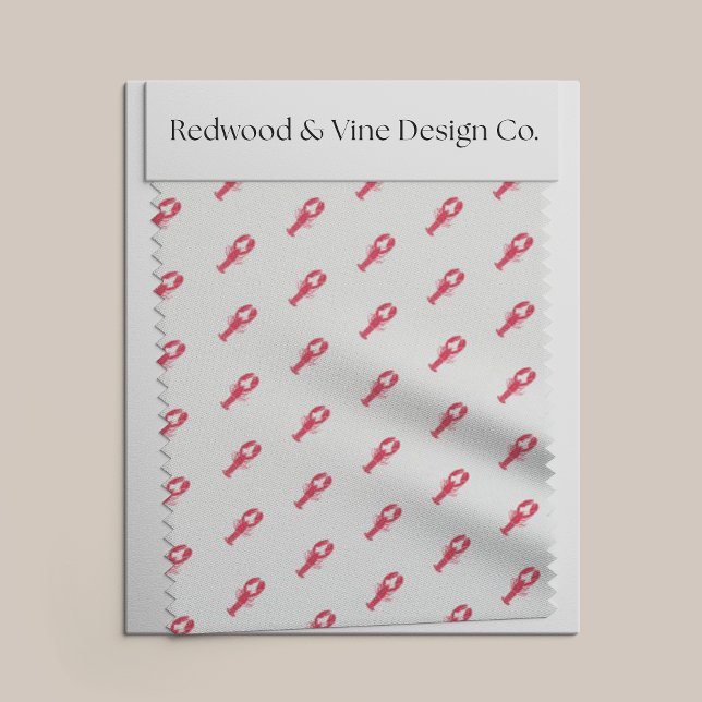 Tissu Mini Rouge Pâte de homard (Créateur téléchargé)