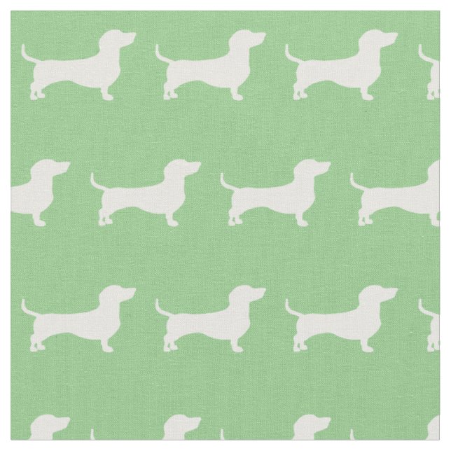 Tissu Miniature Dachshund Weiner Chien Animal de Compagn (Fermer)