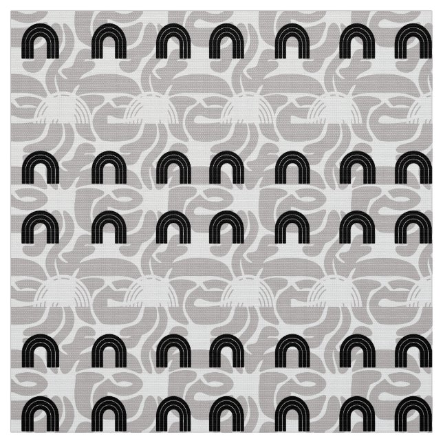 Tissu Minimalist Mixed Boho Arches (Échantillon)