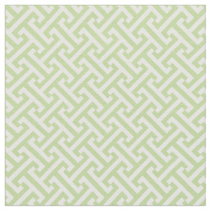 Tissu Mint Green Greek Key