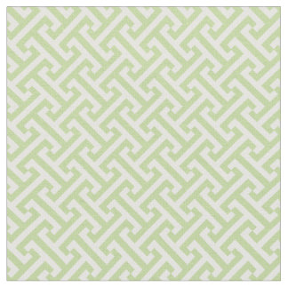 Tissu Mint Green Greek Key