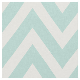 Tissu Mint Moderne Chevron Grande échelle