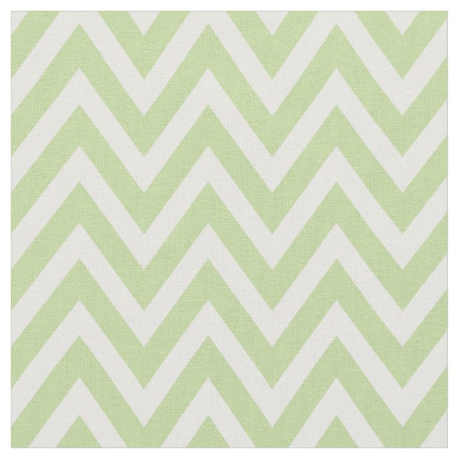 Tissu Mint Vert moderne Chevron Grandes (Fermer)