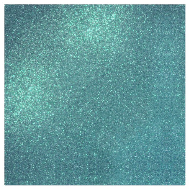 Tissu Mitter Chic Elegant Teal Blue Sparkly (Fermer)