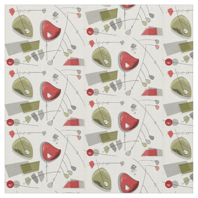Tissu Mobiles cinétiques atomiques de la moitié du (Fermer)