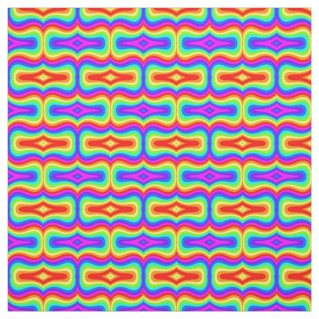 Tissu Mod Arc-en-ciel (Échantillon)