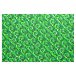 Tissu Mode mélange vert