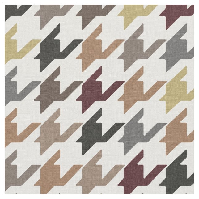 Tissu Mode tendance tonalité terroir houndstooth motif (Fermer)