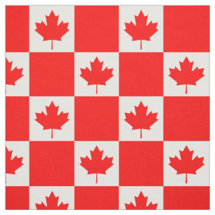 Tissu Mode, voyage et sport du drapeau canadien