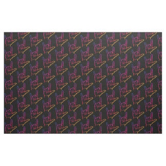 Tissu modelé d'ASL d'arc-en-ciel je t'aime