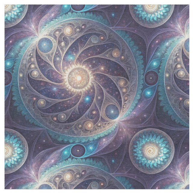 Tissu Modèle de conception de mandala en spirale de gala (Fermer)