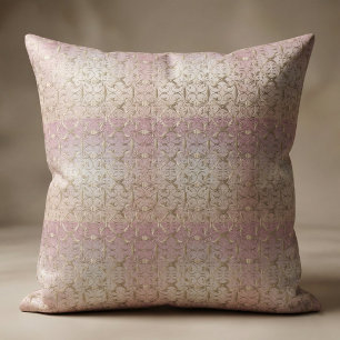 Tissu Modèle De Luxe Baroque Or Damas Sur Pastel Ombre