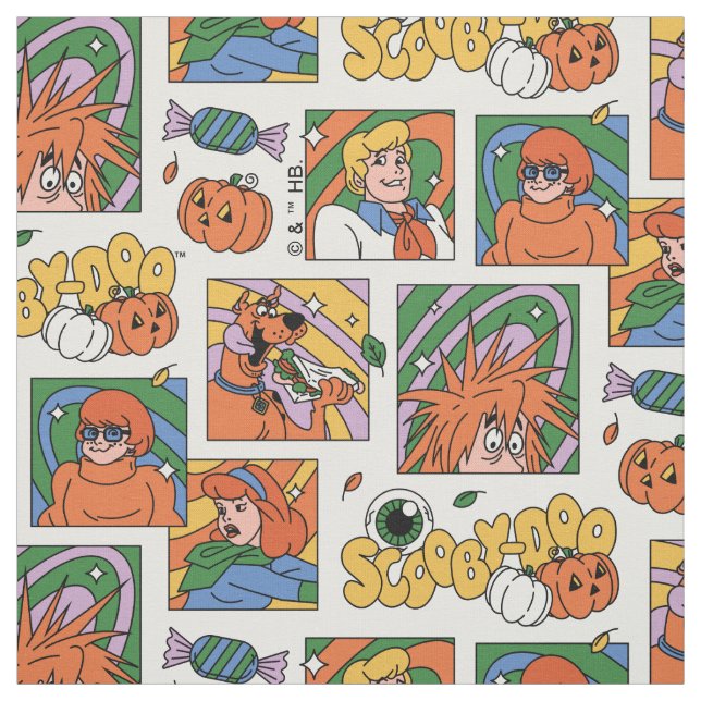Tissu Modèle de photos Halloween de Scooby-Doo (Échantillon)