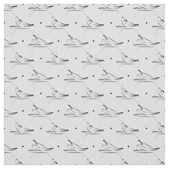 Tissu modèle de poses de Pilates (Échantillon)