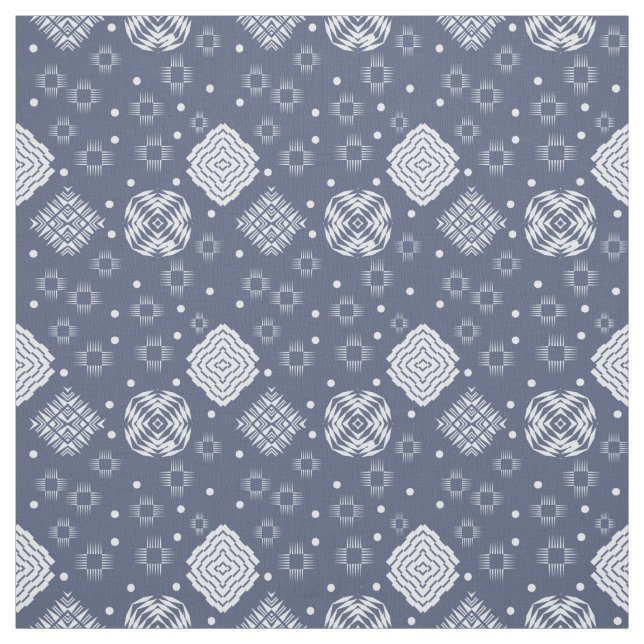 Tissu Modèle ethnique de blues-jean de style de boho (Échantillon)