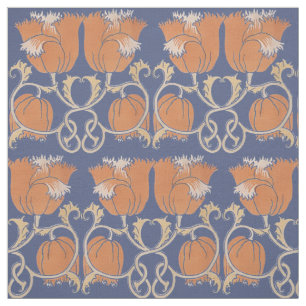 Tissu Modèle floral Art Nouveau vintage par Voysey