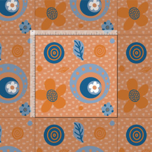 Tissu Modèle floral d'été Zesty