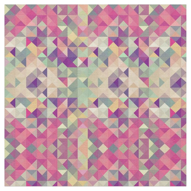 Tissu Modèle géométrique de hippies vintages (Fermer)