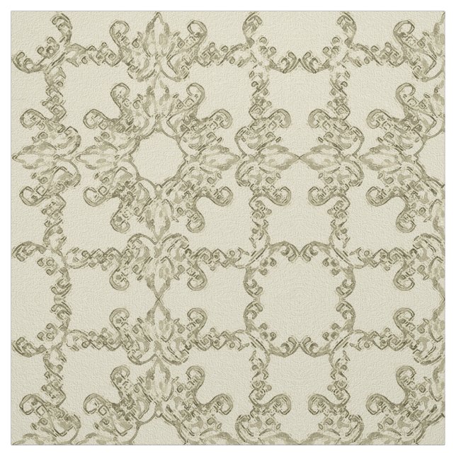 Tissu modèle grunge baroque (Échantillon)