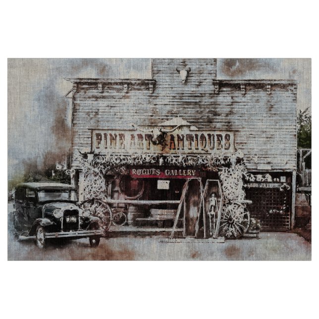 Tissu Modèle T & Antique Store Vintage (Fat Quarter)