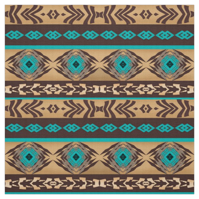Tissu Modèle tribal ethnique du sud-ouest (Échantillon)