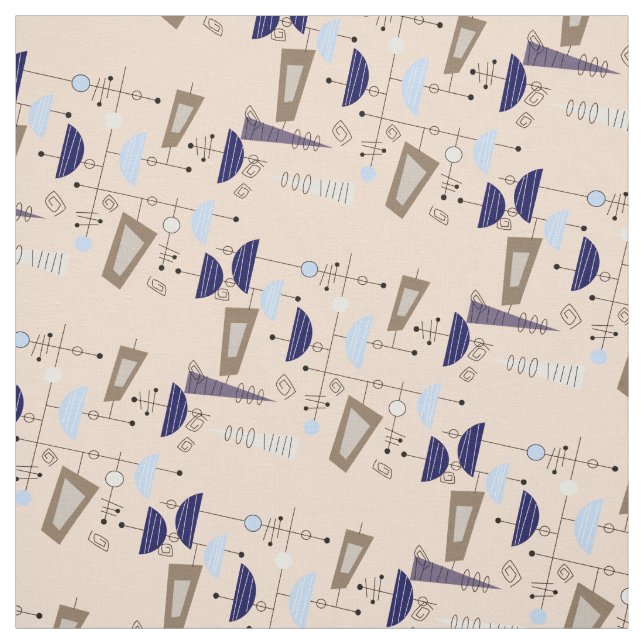 Tissu moderne 13 de conception de demi-lunes de la (Échantillon)