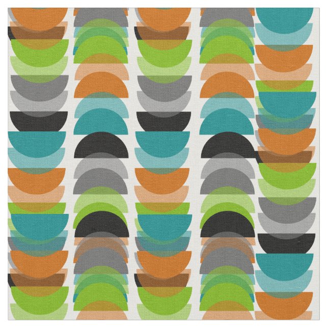Tissu moderne 5 de conception de demi-lunes de la (Fermer)
