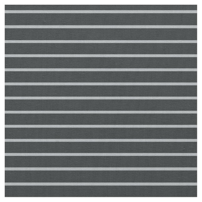 Tissu moderne chic à rayures noires et grises (Fermer)