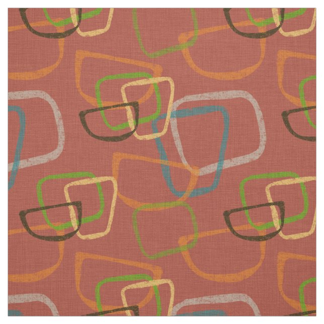 Tissu Moderne du milieu du siècle | Mélange et assortime (Échantillon)