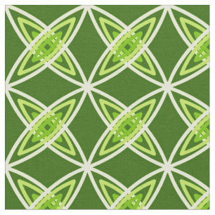 Tissu Moderne du milieu du XXe siècle - Impression atomi