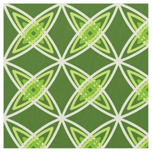 Tissu Moderne du milieu du XXe siècle - Impression atomi (Fermer)