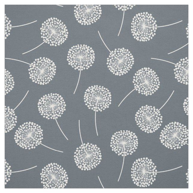 Tissu moderne en dandelion gris (Échantillon)