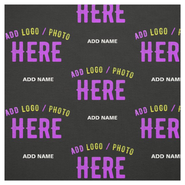 TISSU MODERNE ET MODERNE PERSONNALISABLE NOIR VÉRIFIÉ (Échantillon)