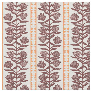Tissu Moderne floral botanique désertique bohème rustiqu