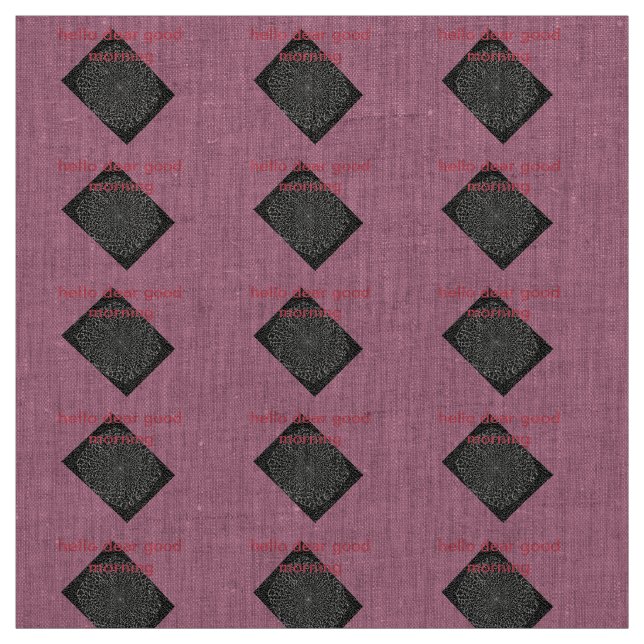 TISSU MODERNE_GIFT_BLACK_MEDIUM_PINK_LINEN_ (Échantillon)