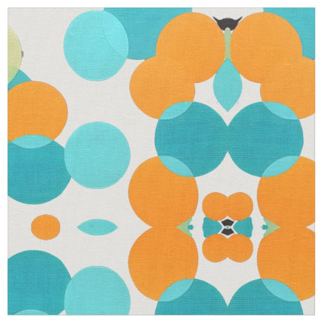 Tissu moderne motif du milieu du siècle (Fermer)