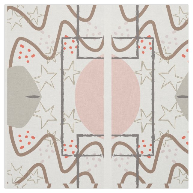 Tissu moderne Sky Mid Century (Échantillon)