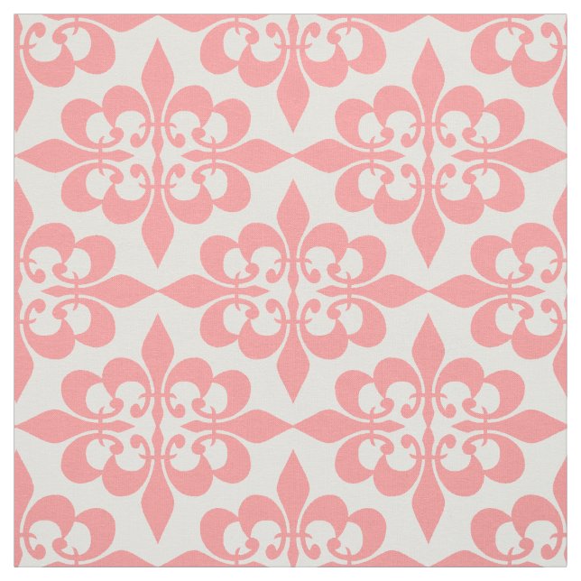 Tissu Moderne tendance élégant Vintage rose Damask (Échantillon)