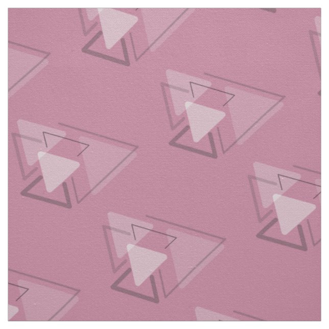 Tissu Modeste Monochrome géométrique Triangles Joke (Échantillon)