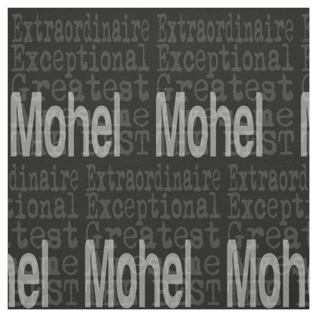 Tissu Mohel Extraordinaire (Échantillon)