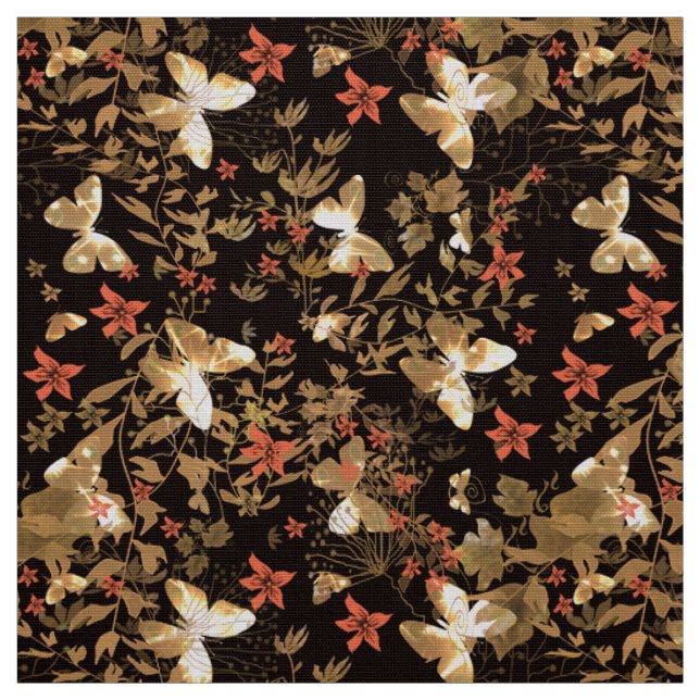 Tissu Mois dorés (Échantillon)