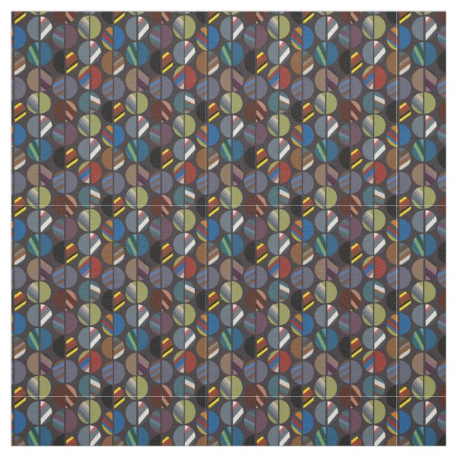 Tissu Moitié ovale rayée de la Masculine (Échantillon)