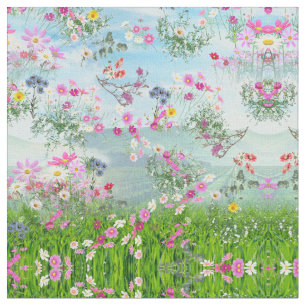 Tissu Mon jardin Fleur sauvage