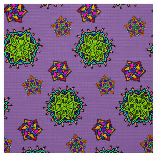 Tissu Mon Motif de doodle symétrique #1
