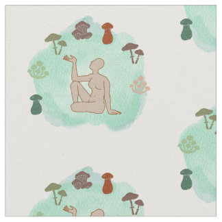 TISSU MONDE DES CHAMPIGNONS