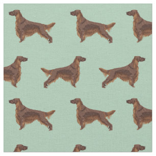 Tissu Monnaie à chien rousse